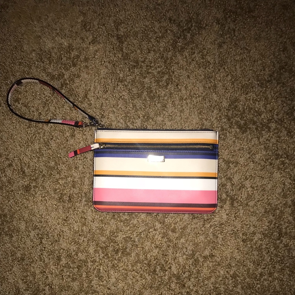 KATE SPADE STRIPED WRISTLET